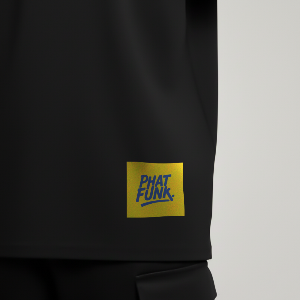 PHATFUNK® Oversized T-shirt THINK LOUD. MOVE SILENT.
