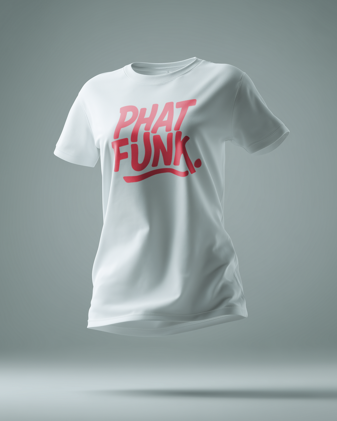 PHATFUNK® Classic Logo Regular Fit Tshirt - White Edition