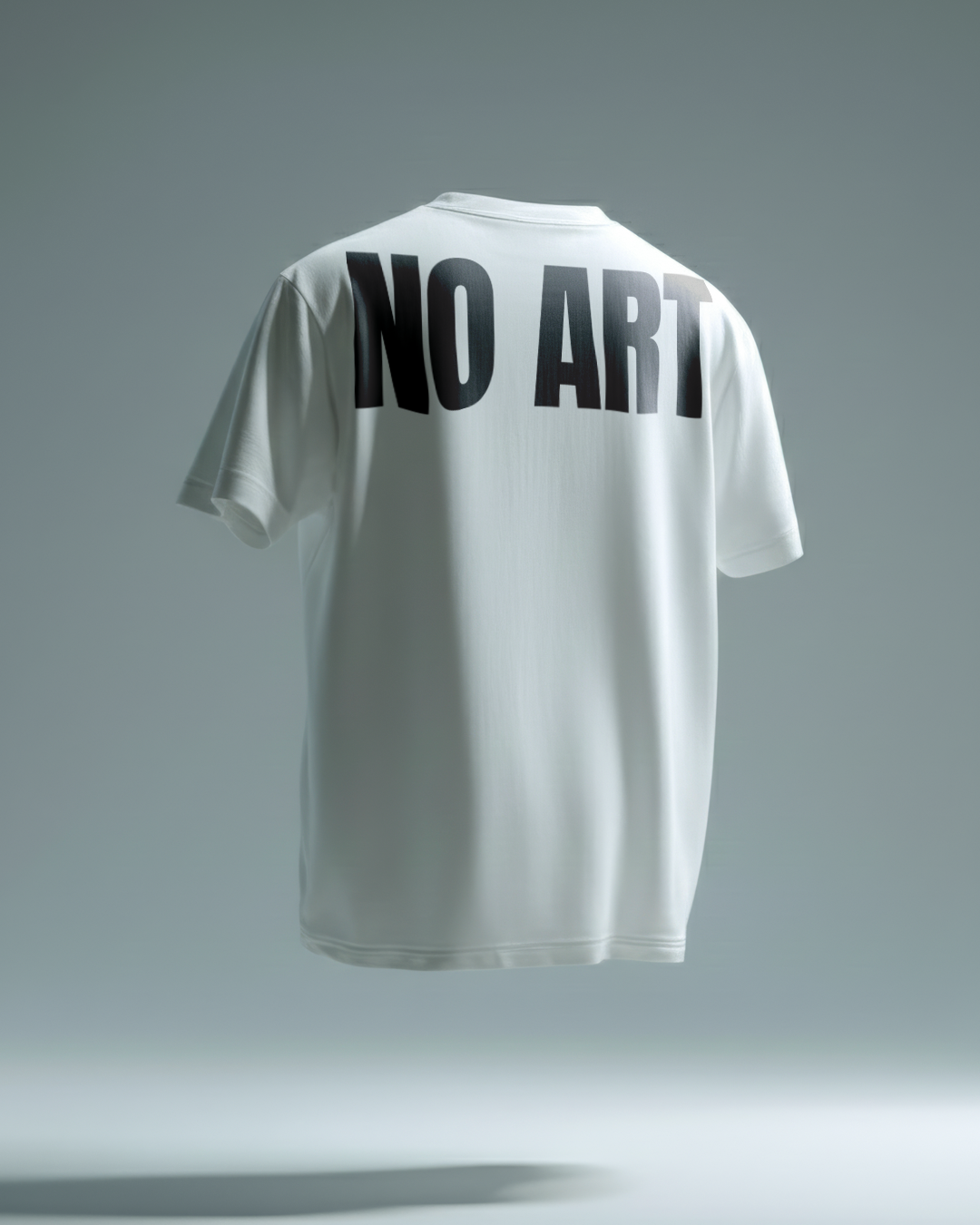 PHATFUNK® NO ART / NO HEART - Oversized White Tshirt