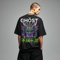 PHATFUNK® The Ghost Oversized Graphic T-Shirt - Black | Men’s Premium Streetwear Tee