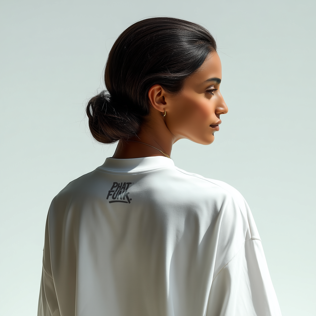 PHATFUNK® MADE OF FIRE, NOT FLOWERS - Oversized White Tshirt