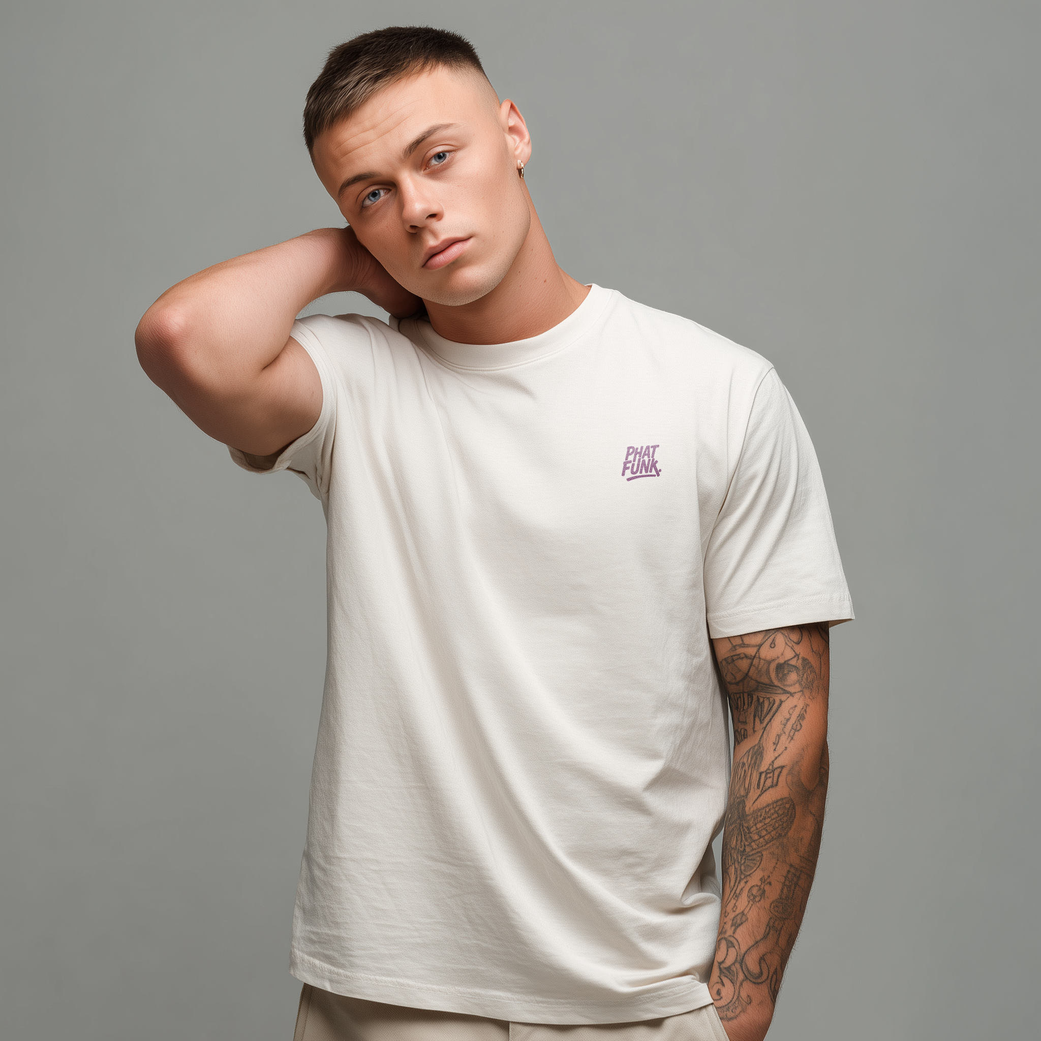 PHATFUNK® MUSHROOM - Regular fit Off-white Graphic Tshirt