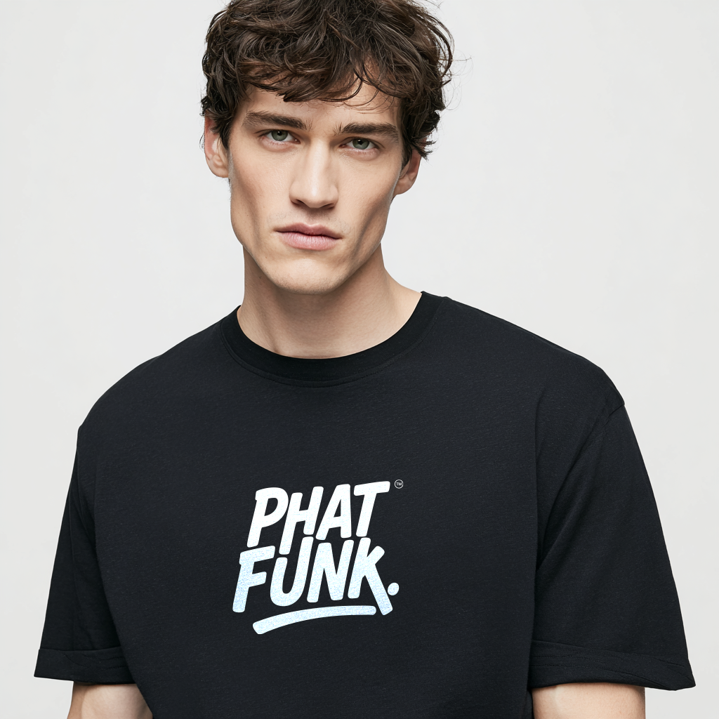 PHATFUNK® Classic Logo Regular Fit Tshirt - Black Edition