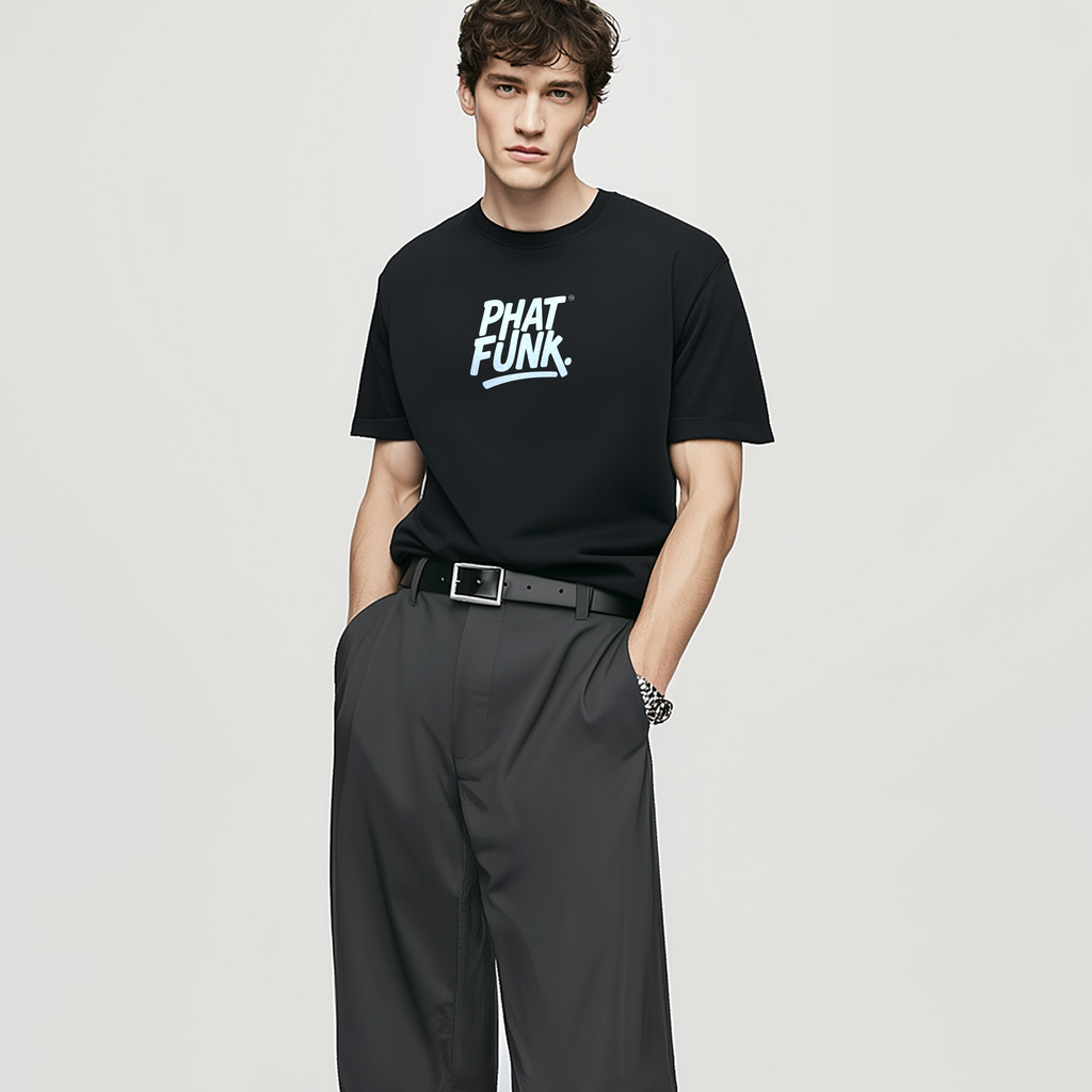PHATFUNK® Classic Logo Regular Fit Tshirt - Black Edition