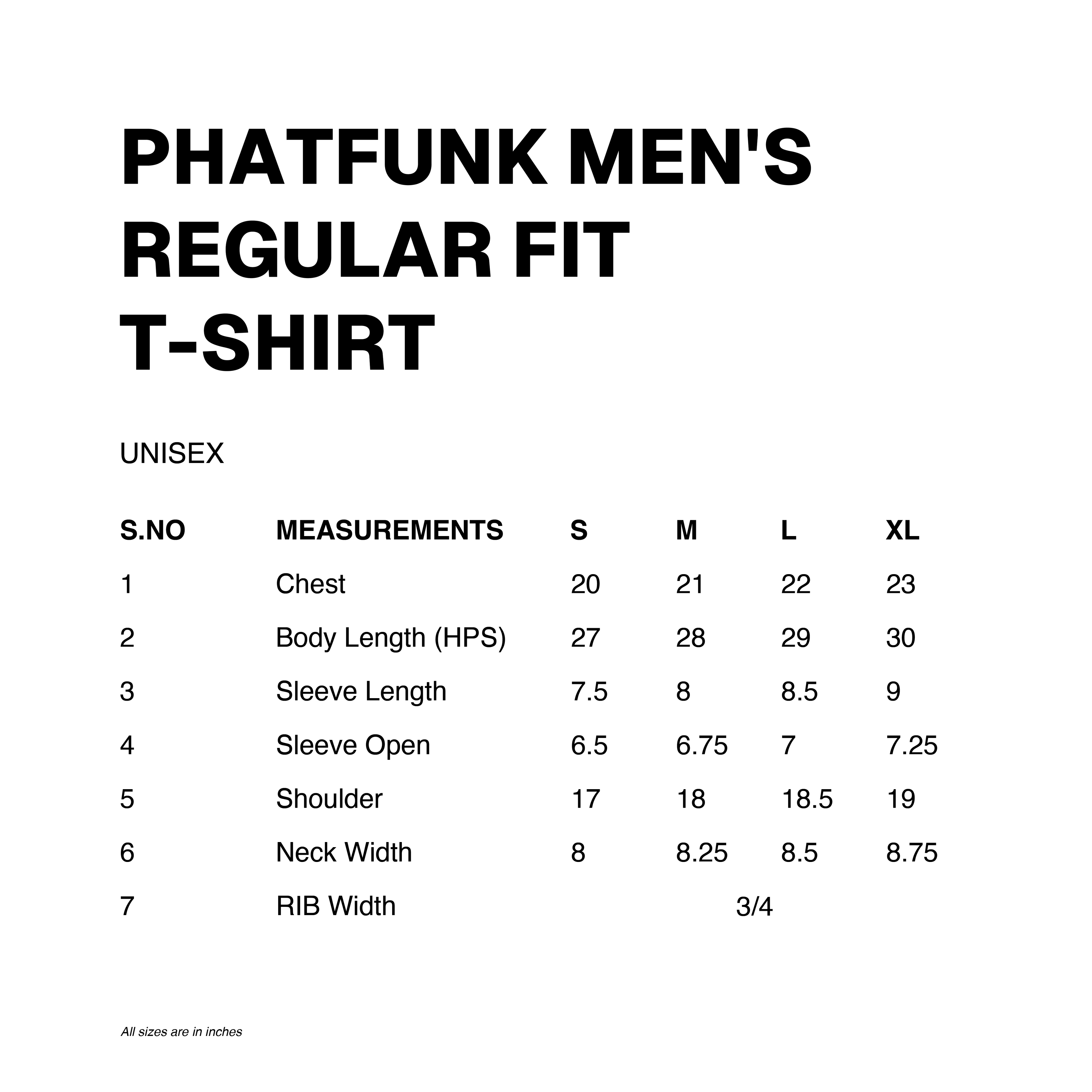 PHATFUNK® BUILT, NOT BORN - Black Minimal Regular Fit Tshirt