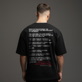 PHATFUNK® ART CLUB - Oversized Black Manifesto Tshirt